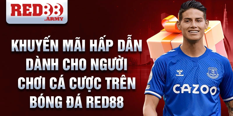 Khuyến mãi hấp dẫn dành cho người chơi cá cược trên bóng đá red88