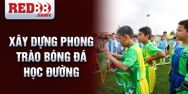 Xây dựng phong trào bóng đá học đường